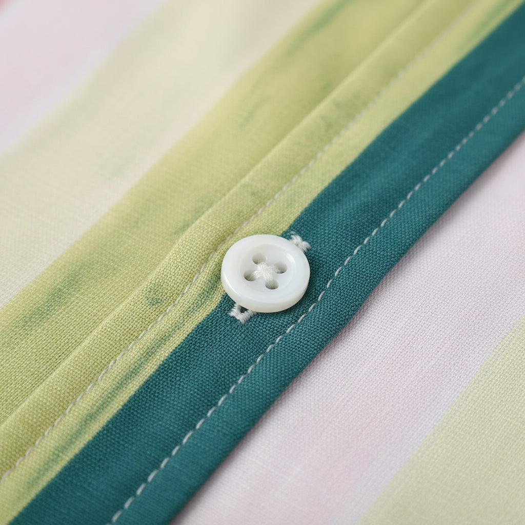 Striped Cotton Button-Up