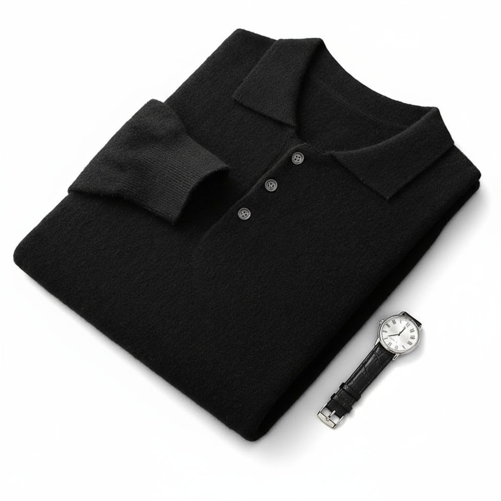 Wool Polo Sweater