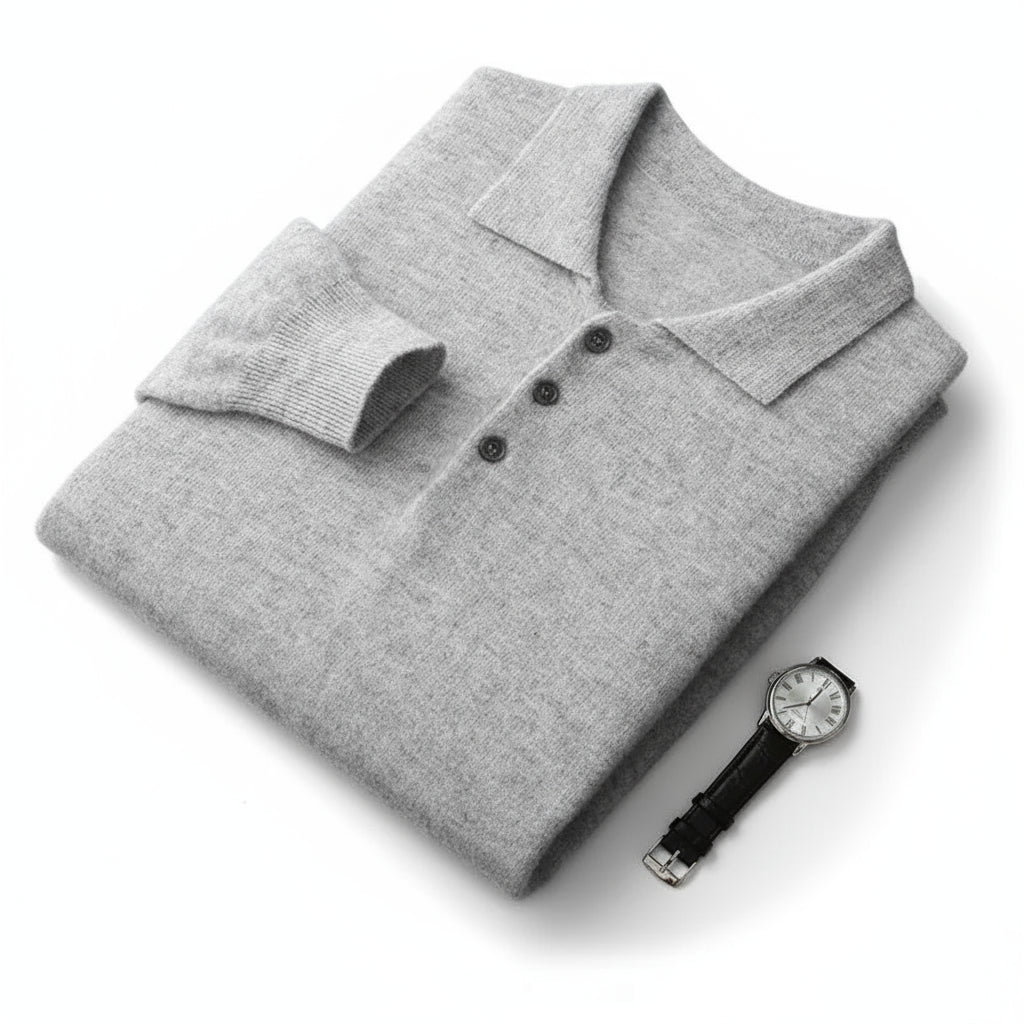 Wool Polo Sweater