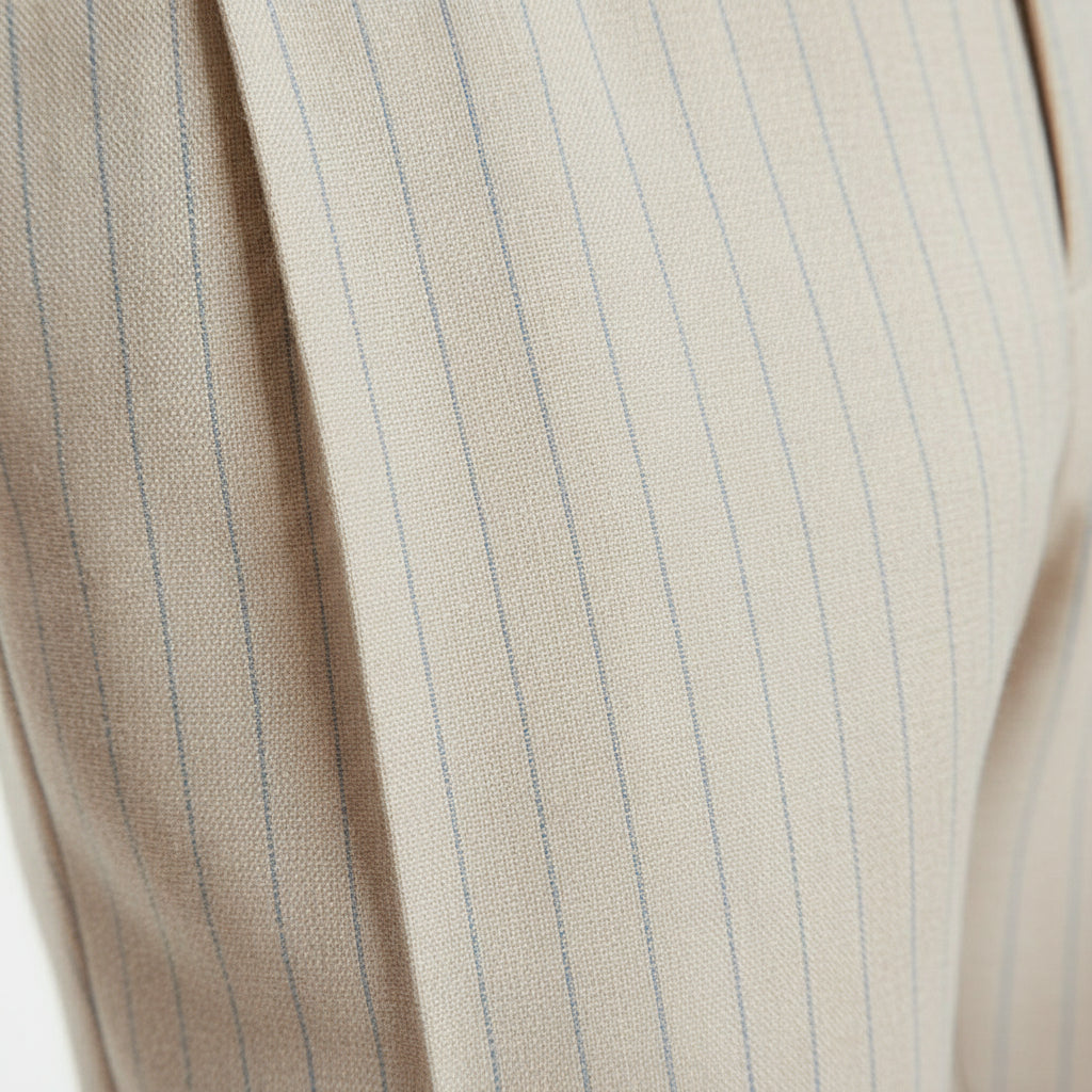 Pleated High-waist Trousers