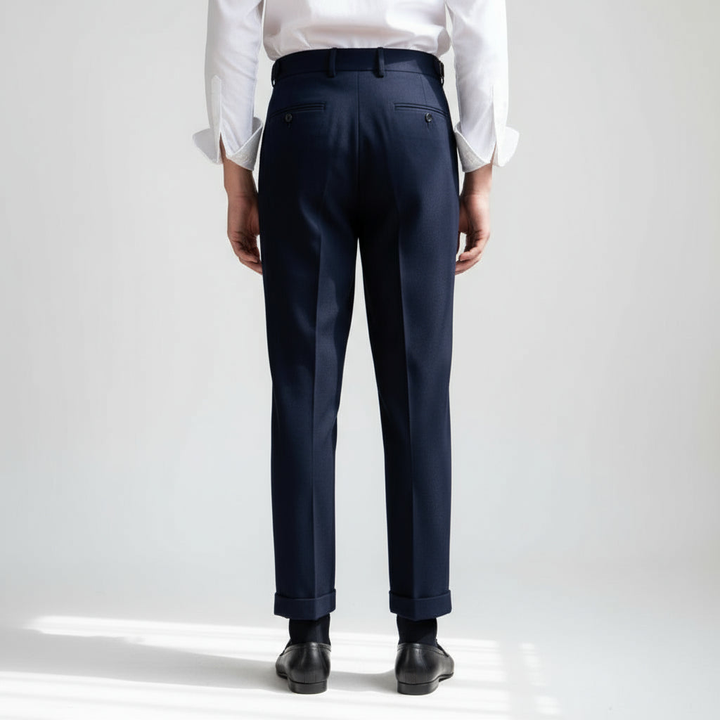 Tailored Side-Tab Trousers