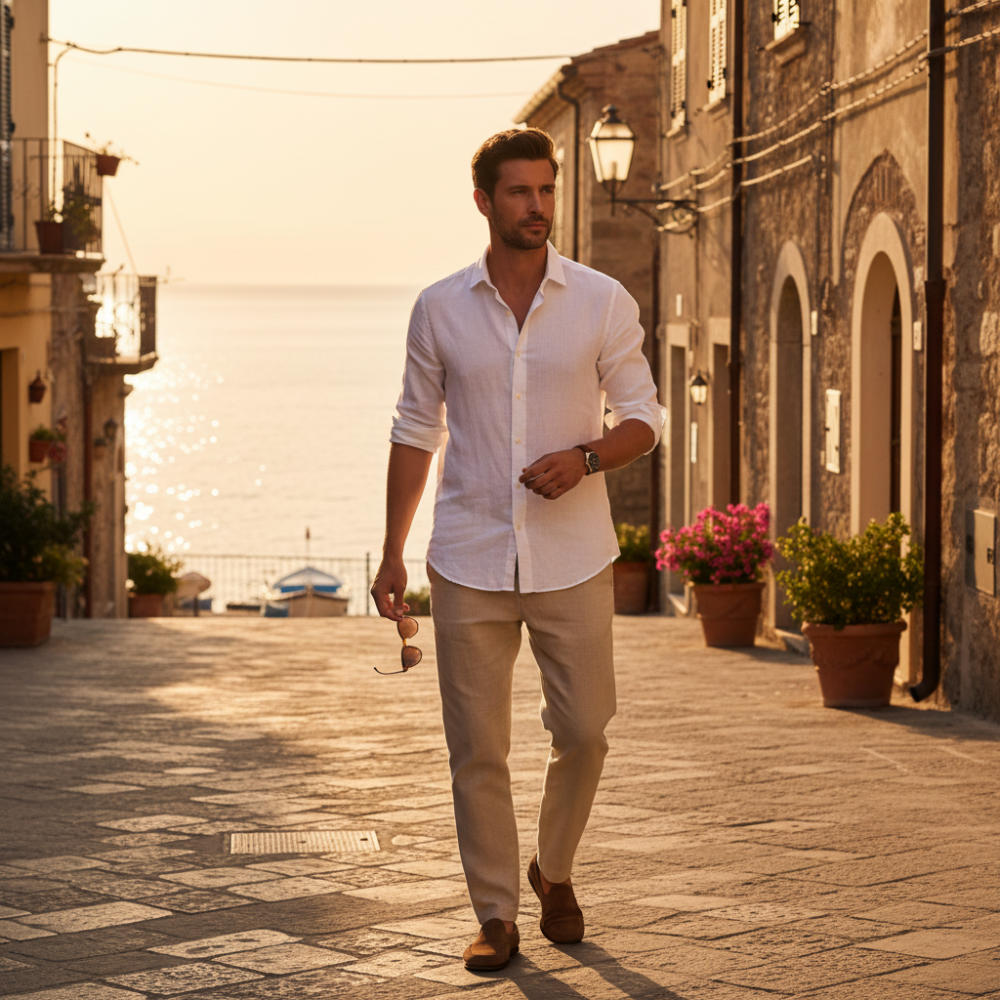 Breathable Linen Shirt