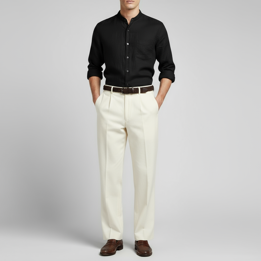 Brushed Long-Sleeve Shirt