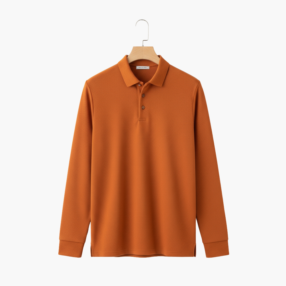 Long-sleeved Polo Shirt