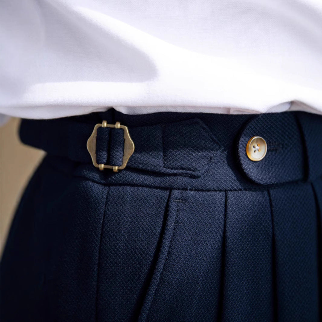 Tailored Side-Tab Trousers