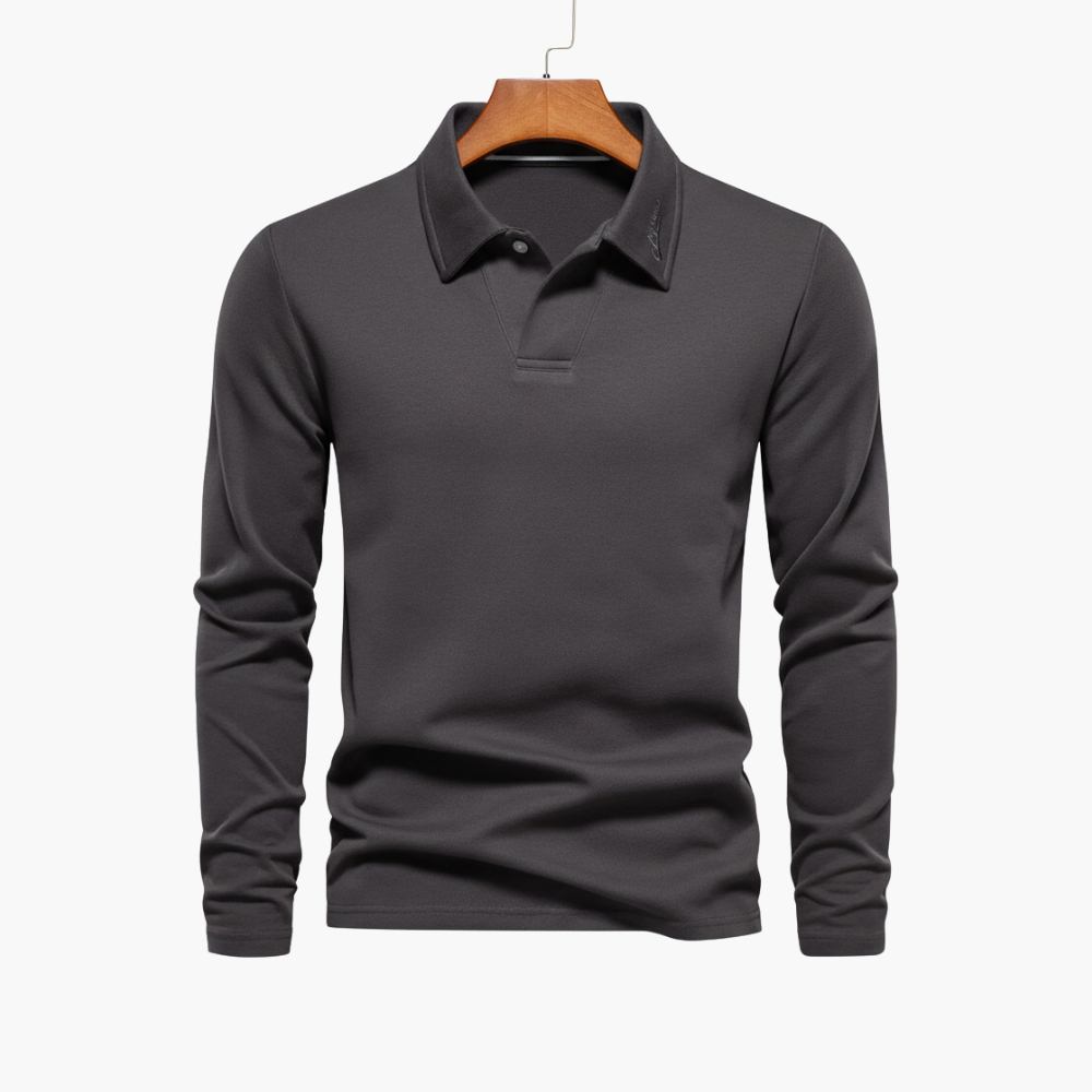 Long-Sleeve Polo
