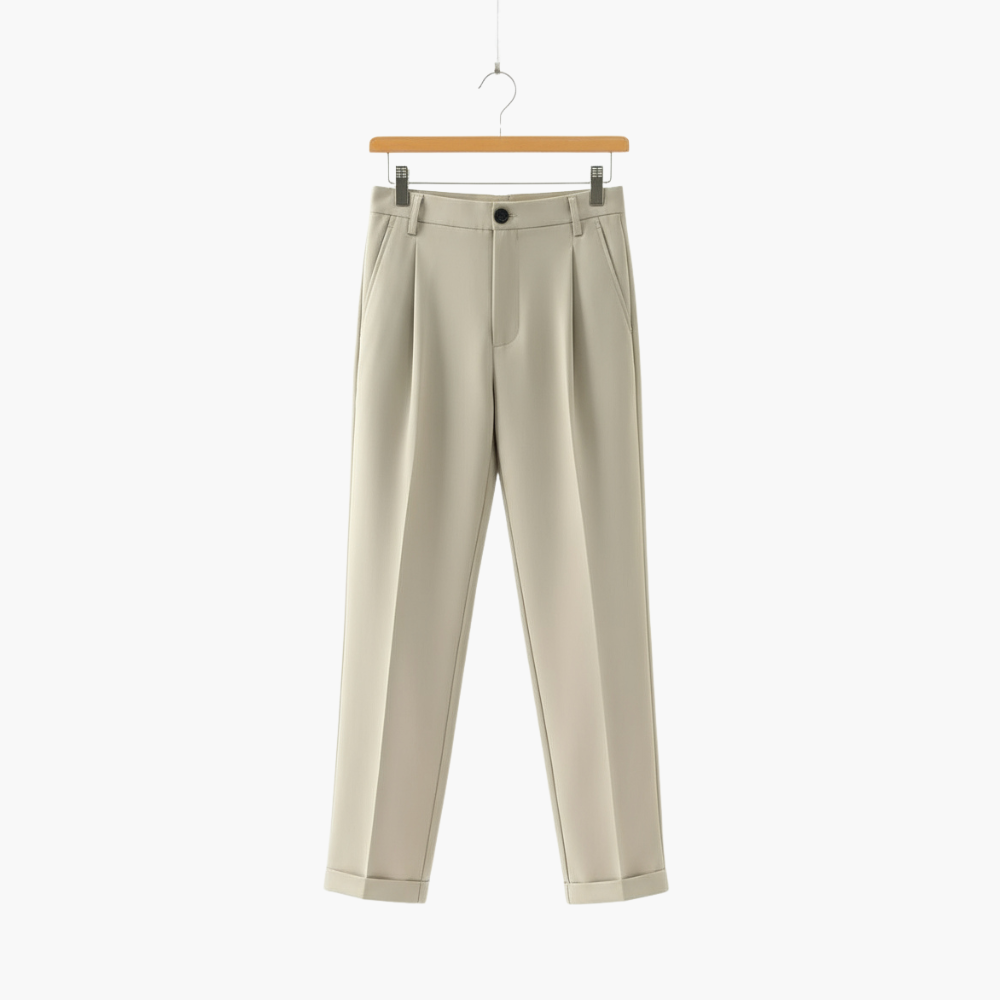 Casual Straight Leg Trousers
