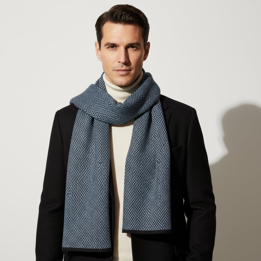 Herringbone Wool Scarf