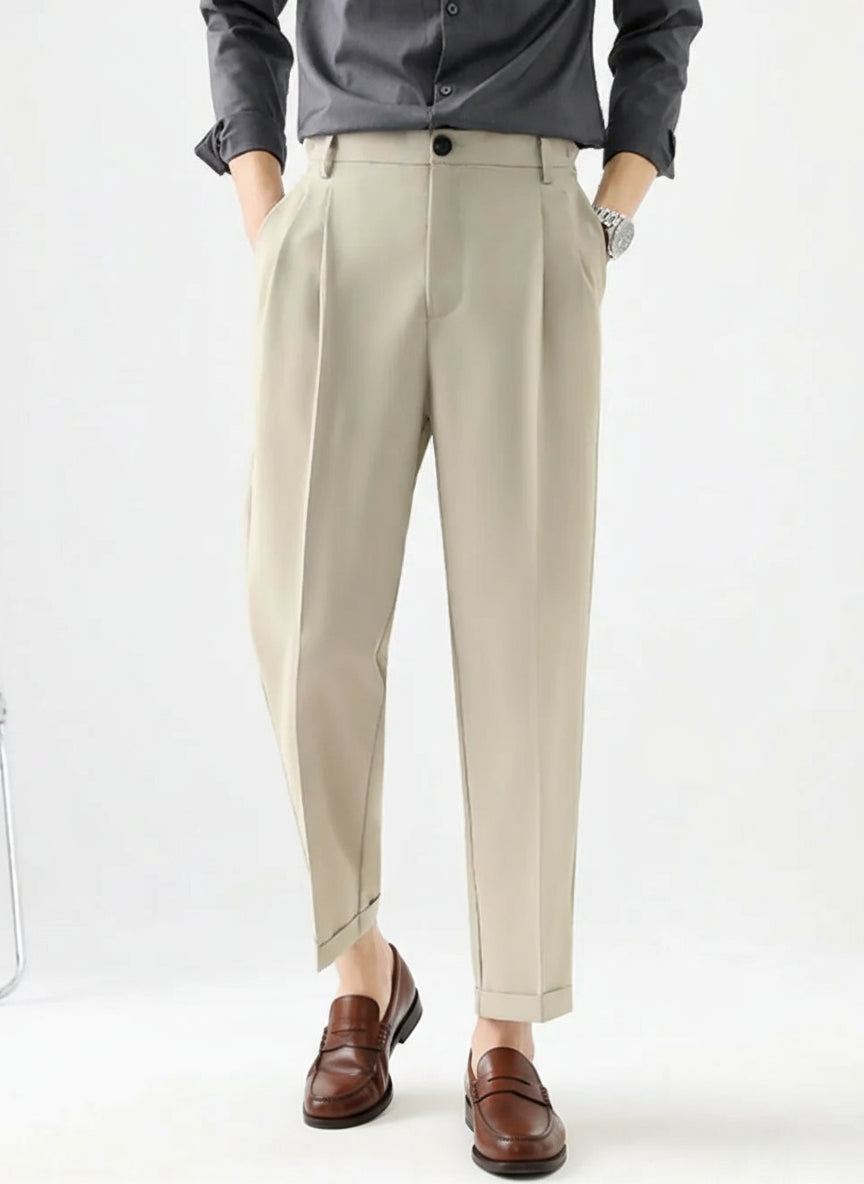 Casual Straight Leg Trousers