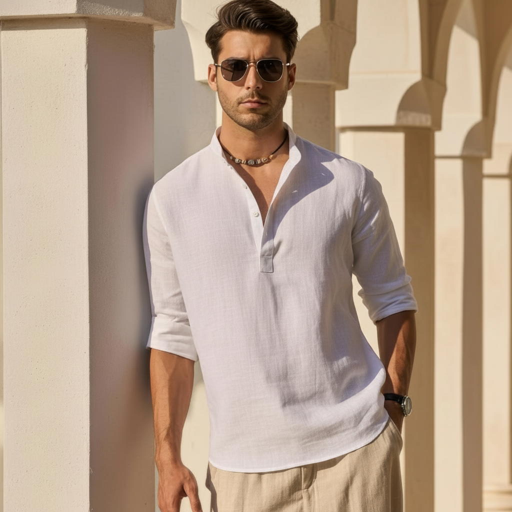 Casual Henley Shirt