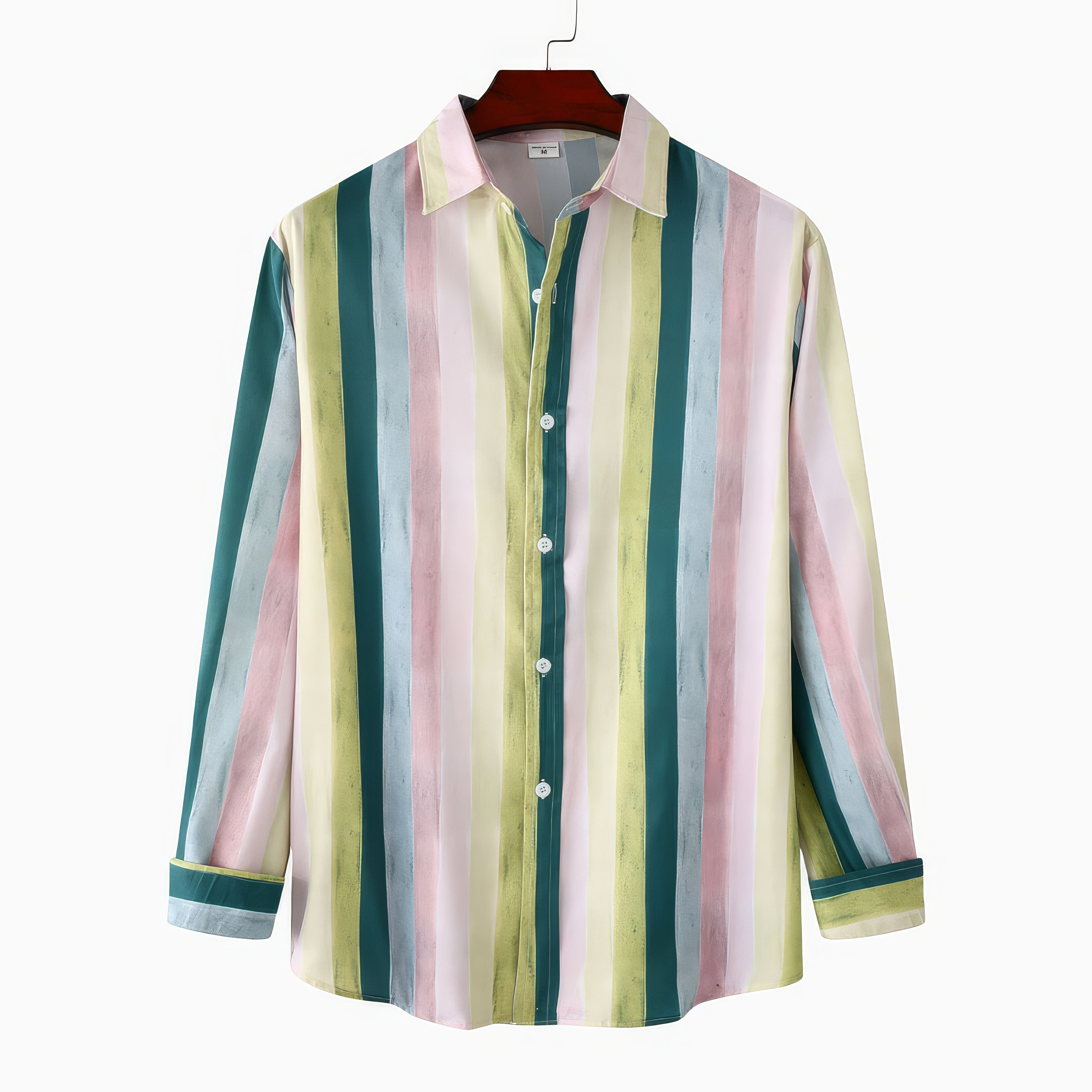 Striped Cotton Button-Up