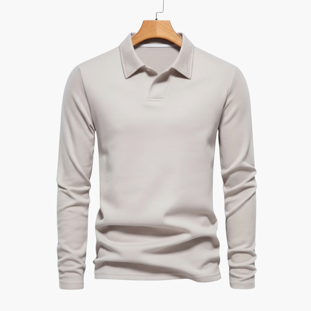 Long-Sleeve Polo