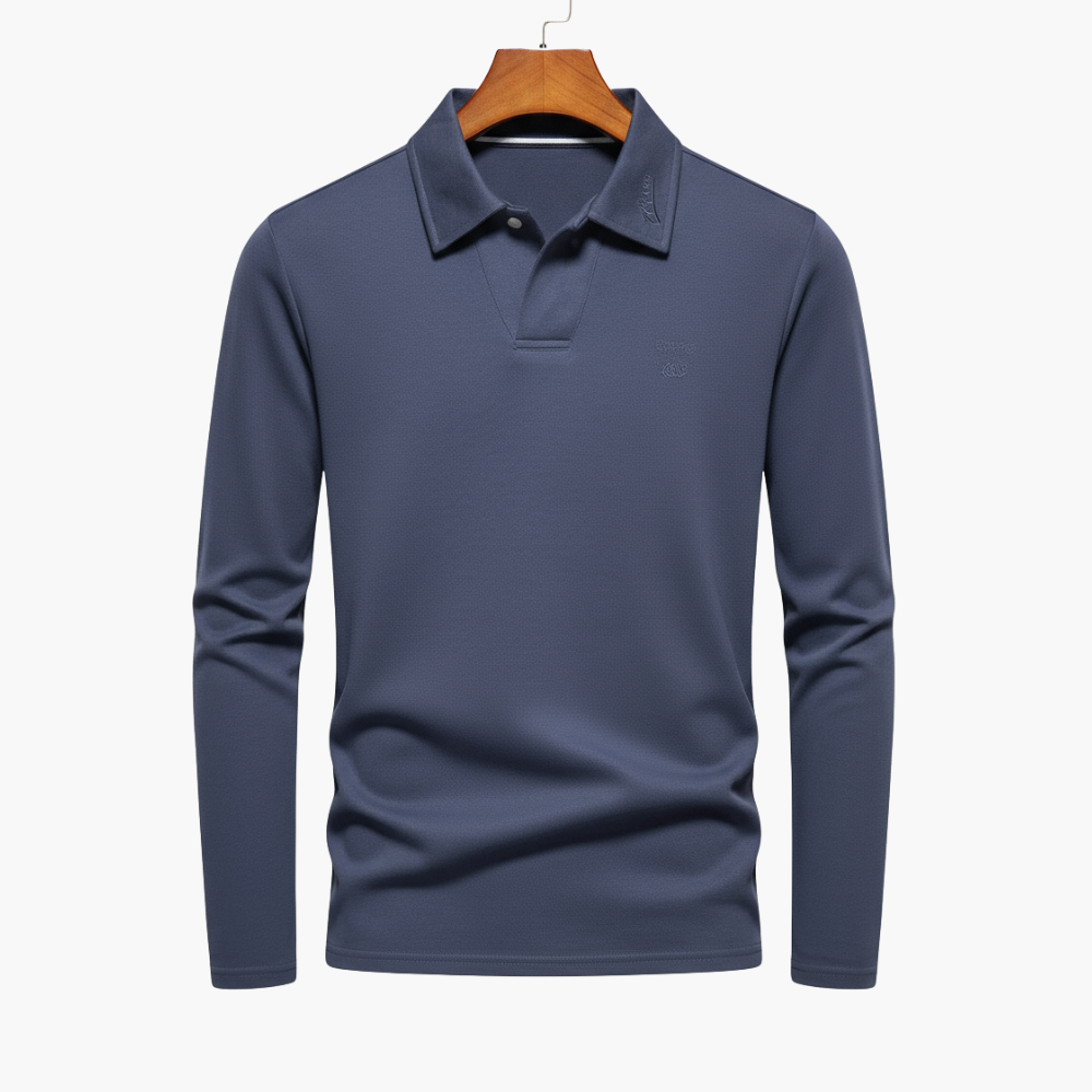 Long-Sleeve Polo