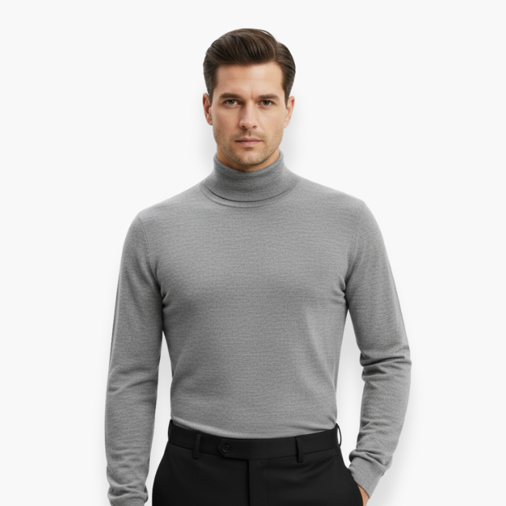 Cotton Turtleneck Sweater