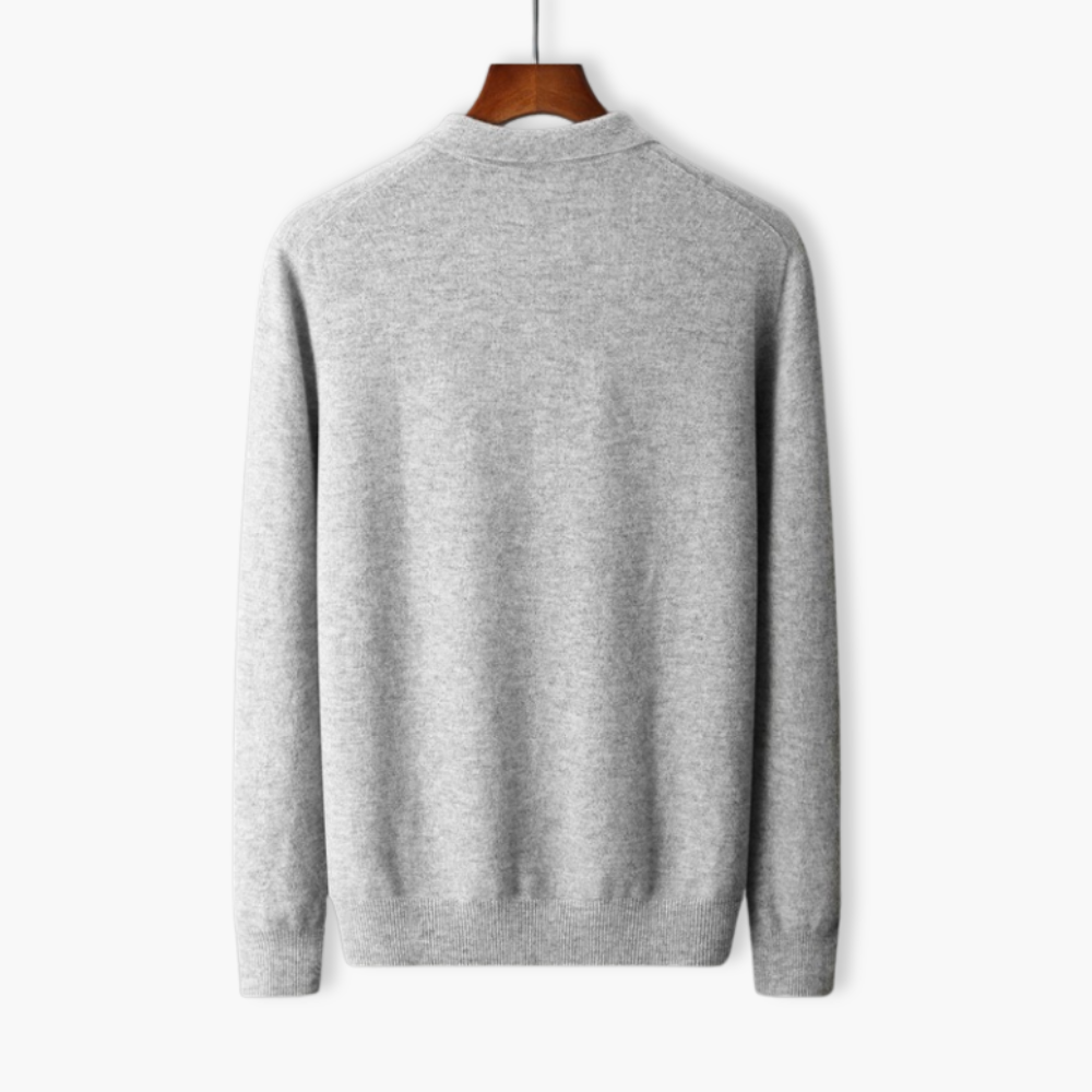 Wool Polo Sweater